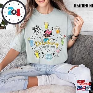 Disney Epcot Drink Around The World Tour  Shirt